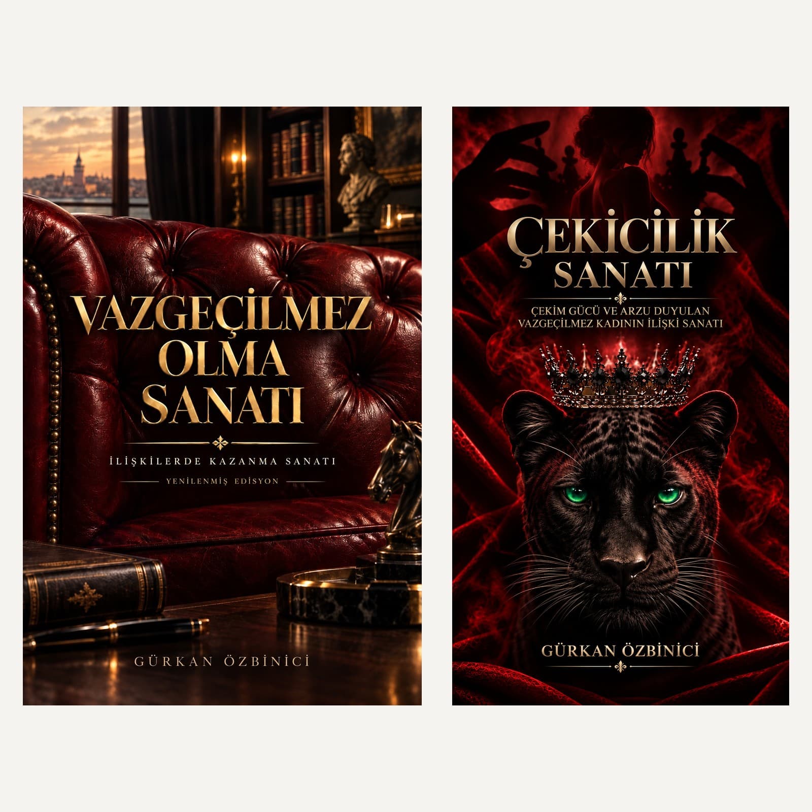 Gürkan Özbinici Koleksiyon Seti – Vazgeçilmez Olma Sanatı + Çekicilik Sanatı (2 İmzalı Kitap)